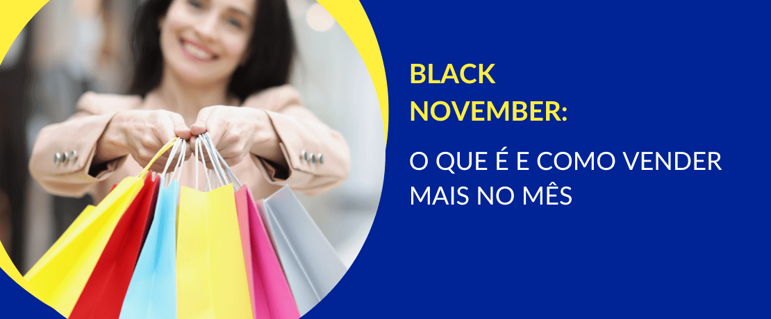 mulher branca, mostrando várias sacolas de compras coloridas